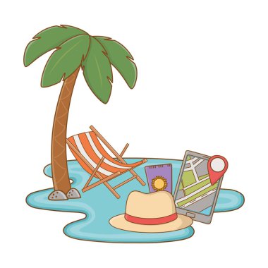 Turistik gezi yaz seyahat