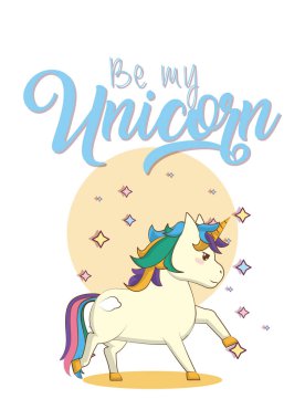 Tek boynuzlu at kartım ol.