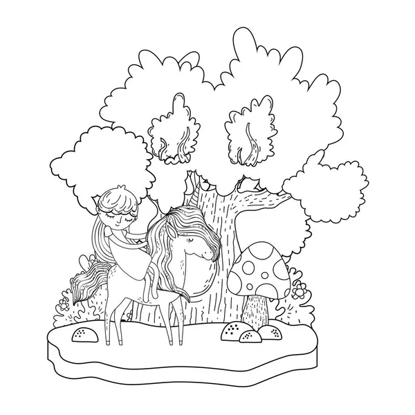 manzara güzel küçük Unicorn