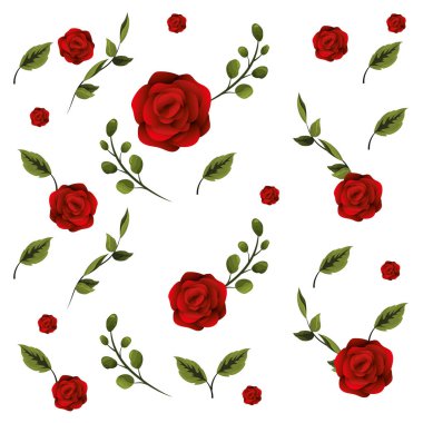 çiçek tropikal karikatür