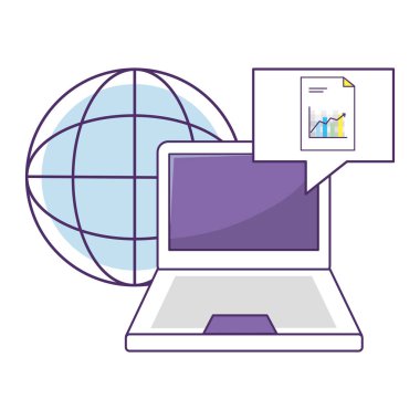 teknoloji e-ticaret çizgi film