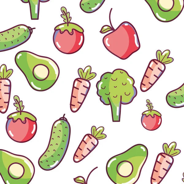 Taze sebze çizgi film