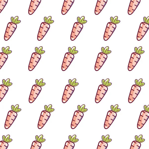 Carottes légumes fond — Image vectorielle
