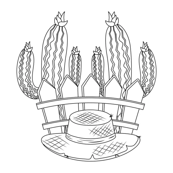 Карикатура на festa junina — стоковый вектор