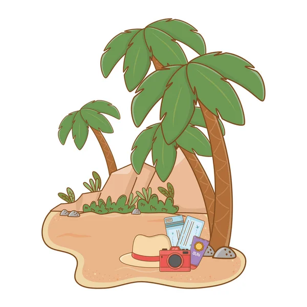 kum üzerinde peyzaj plaj