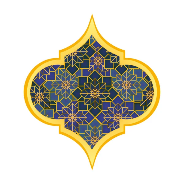 Ornamento geométrico árabe — Vetor de Stock
