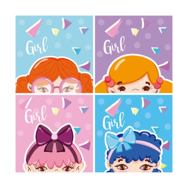 Şirin kız oyun kağıdı