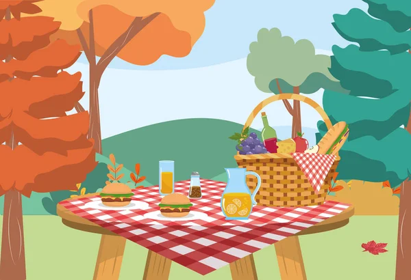 portakal suyu kavanozve şarap şişesi ile hamburger ile engel