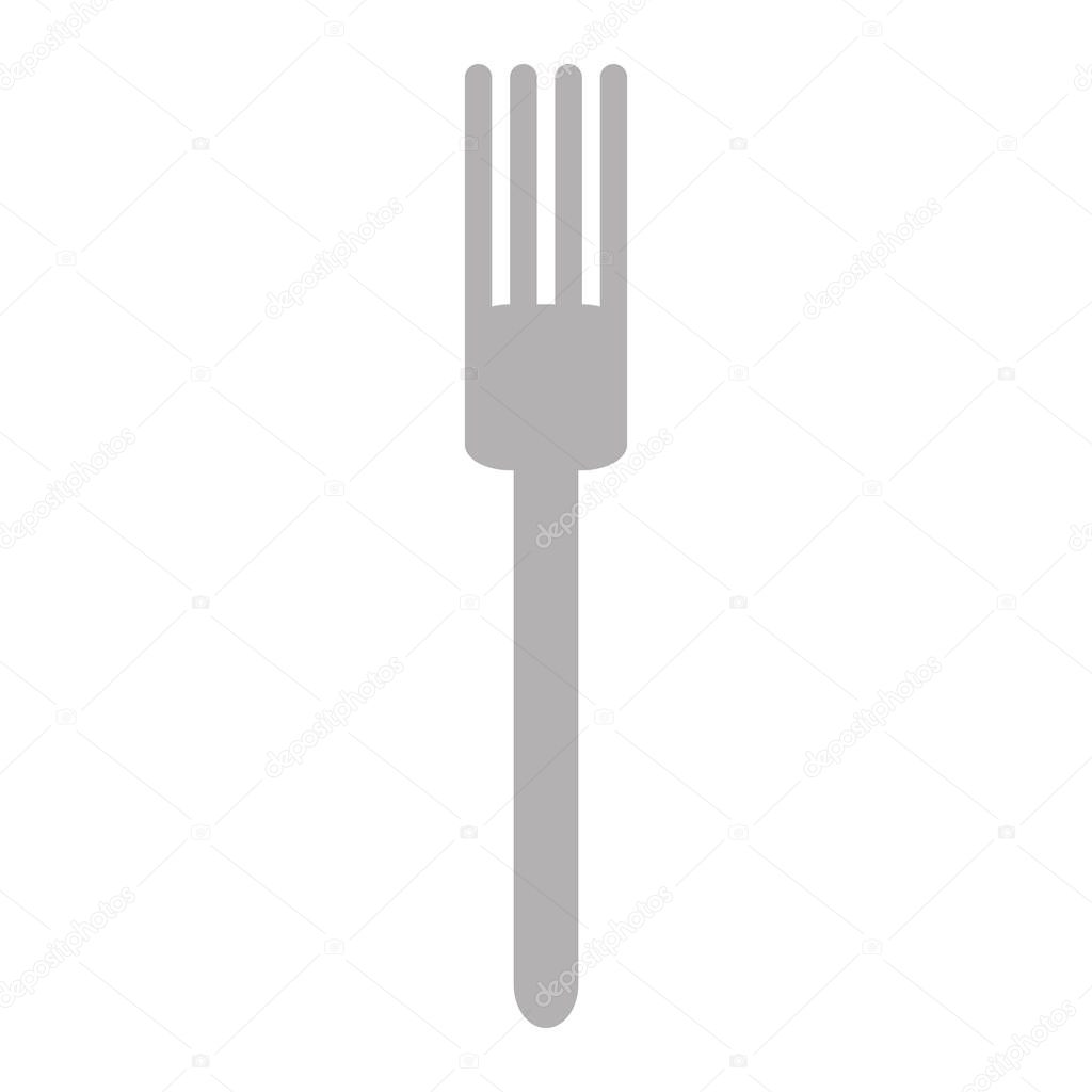fork cutlery tool isolated icon