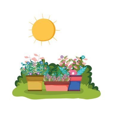 parkta houseplant ile Bahçe Yağmurlama