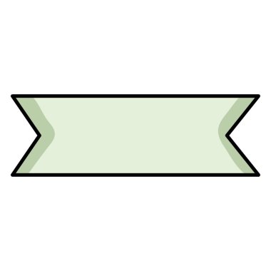 zarif şerit çerçeve dekoratif simgesi