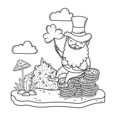 manzara St Patricks gün Leprikon