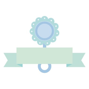 bebek sevimli maraca aksesuar şerit ile