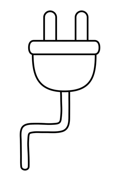 Elektrik ve güç fişi tasarımı — Stok Vektör