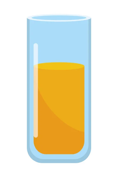 Illustrateur vectoriel isolé de conception de jus d'orange — Image vectorielle