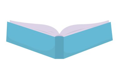 İzole mavi kitap tasarımı