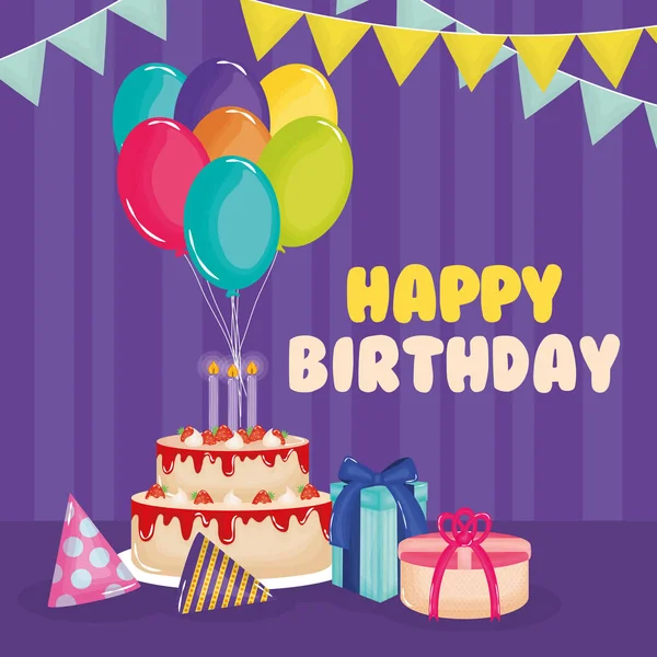 Happybirthdayストックベクター ロイヤリティフリーhappybirthdayイラスト Depositphotos