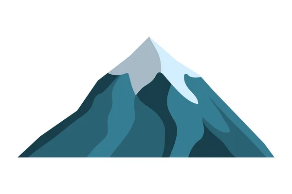 Isolated iceberg mountain design vector illustration — Stock Vector