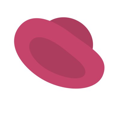 İzole kadın şapka tasarım vektör illüstratör