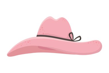 İzole şapka tasarım vektör illüstrasyon