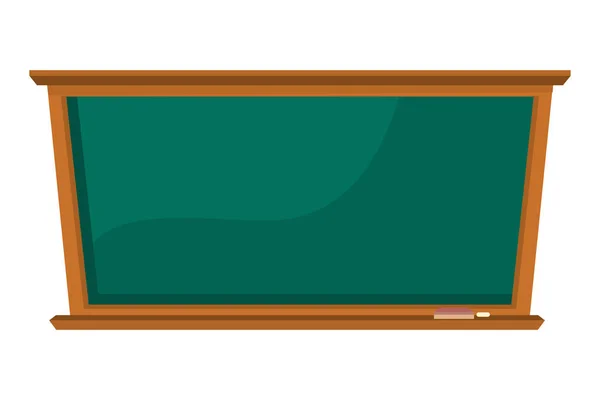 学校デザインベクトルイラストの孤立した黒板 — ストックベクタ