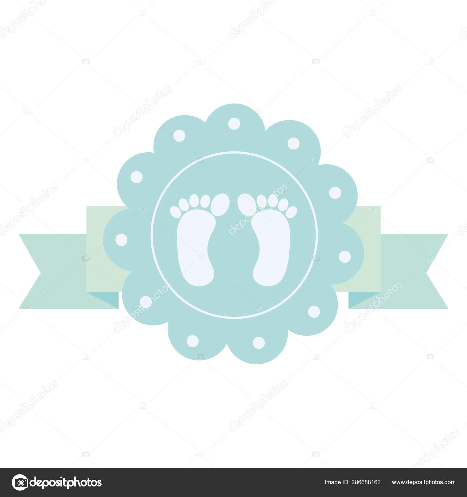 Empreintes De Pieds Bebe Avec Dentelle Image Vectorielle Par Stockgiu C Illustration Empreintes De Pieds Bebe Avec Dentelle Image Vectorielle Par Stockgiu C Illustration