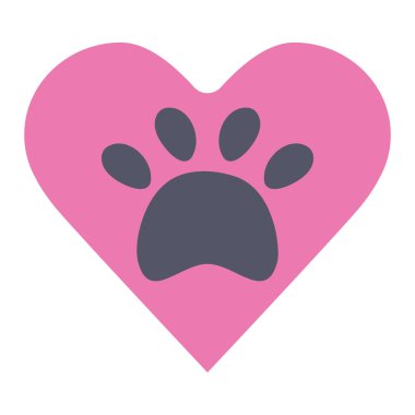 pençe baskı PET ile kalp