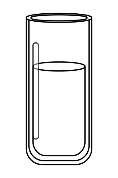 İzole cam içecek tasarım vektör illüstratör — Stok Vektör