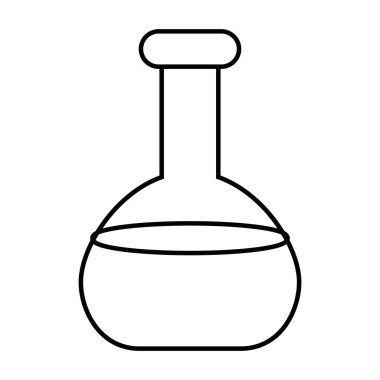 Zehirli şişe tasarım vektör illüstrasyon