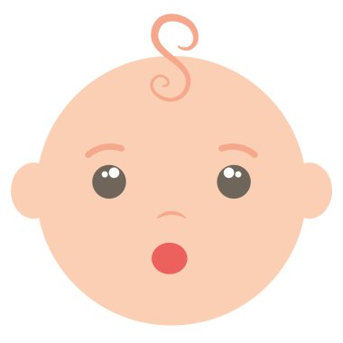 sevimli küçük bebek erkek bebek karakter