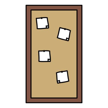 kağıt notlar tahta yalıtılmış simgesi