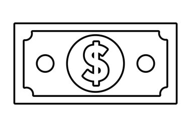 İzole fatura tasarım vektör illüstrasyon