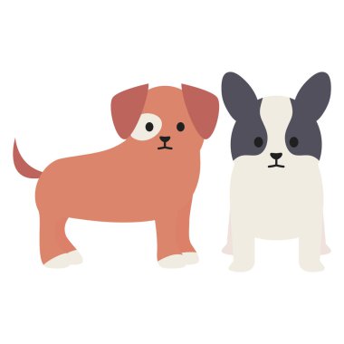 küçük köpekler adorables masbebek karakterleri