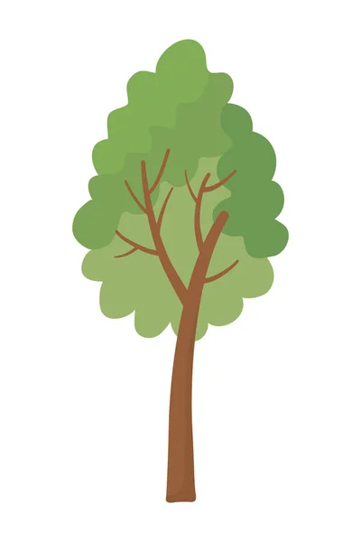 Ізольований абстрактний і сезонний дизайн дерева — стоковий вектор