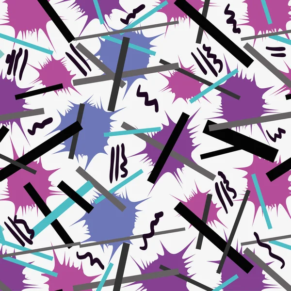 renk geometrik tasarımı ile memphis tarzı