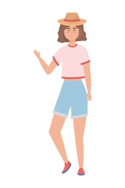 Şapka tasarımı ile avatar kadın