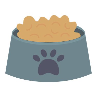 Gıda bakım maskotu ile plastik çanak