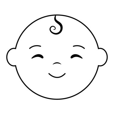 sevimli küçük bebek erkek bebek karakter