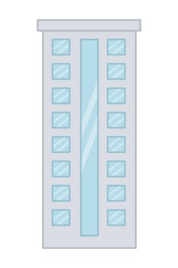 İzole kentsel ve modern bina tasarımı
