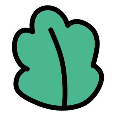 Yaprak bitkisi doğa izole simgesi