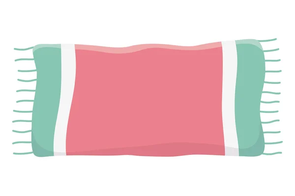 Isolerad bomull handduk design vektor illustration — Stock vektor