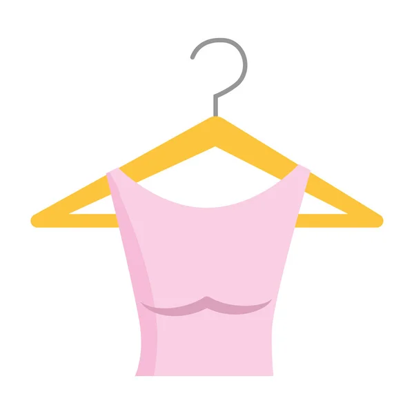 Geïsoleerde jurk ontwerp vector illustratie — Stockvector