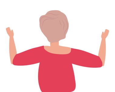 Tasarım ardında görülen izole kadın