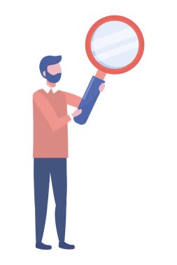 İllüstrasyon işadamı karikatür tasarım vektör