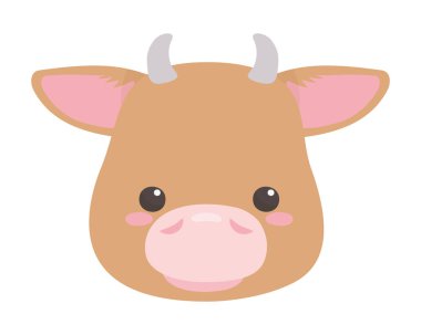 Boğa karikatür tasarım vector Illustrator