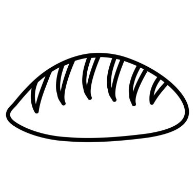 Ekmek pişirme lezzetli pasta simgesi