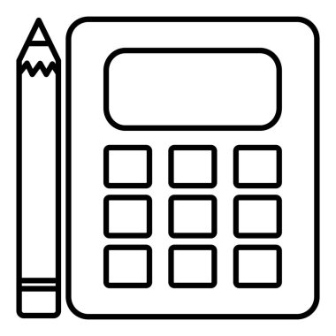 kalem ile hesap makinesi matematik cihazı