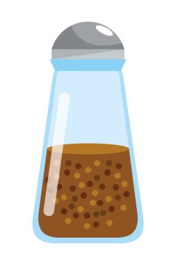 İzole biber Shaker tasarım vektör Illustrator