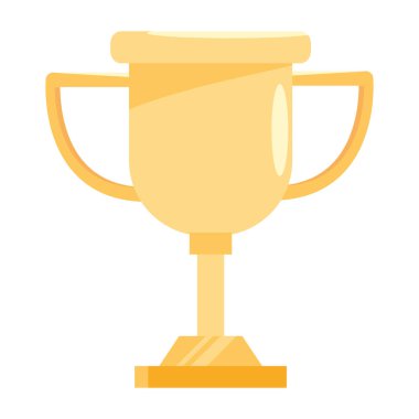 İzole yarışma kupa tasarlamak vektör