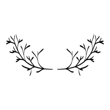 çelenk çerçeve Boho stil